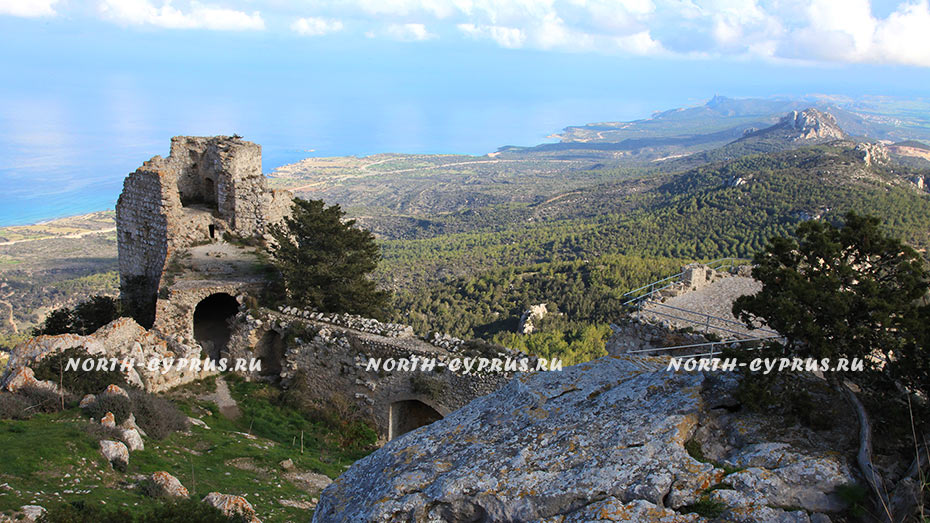 Замок Кантара на Северном Кипре